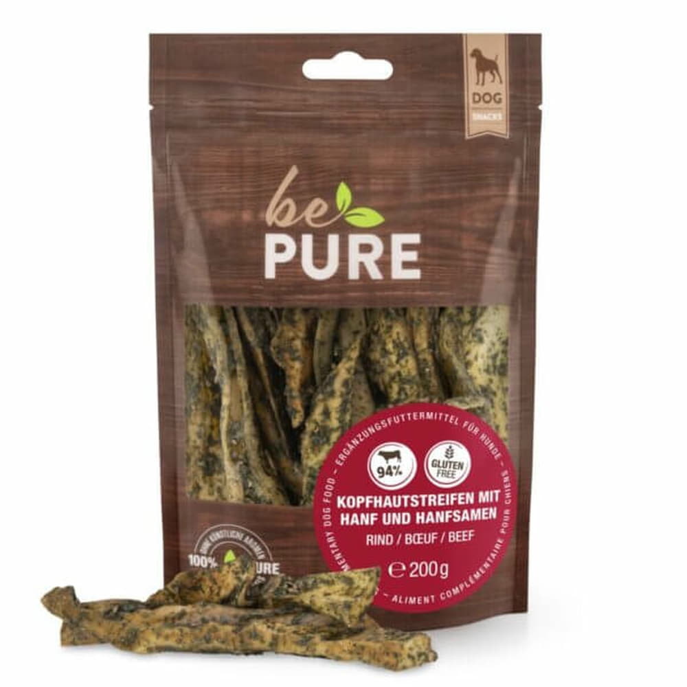 Rinderkopfhautstreifen mit Hanf