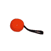 Eco Leder Softball mit Schlaufe ROT