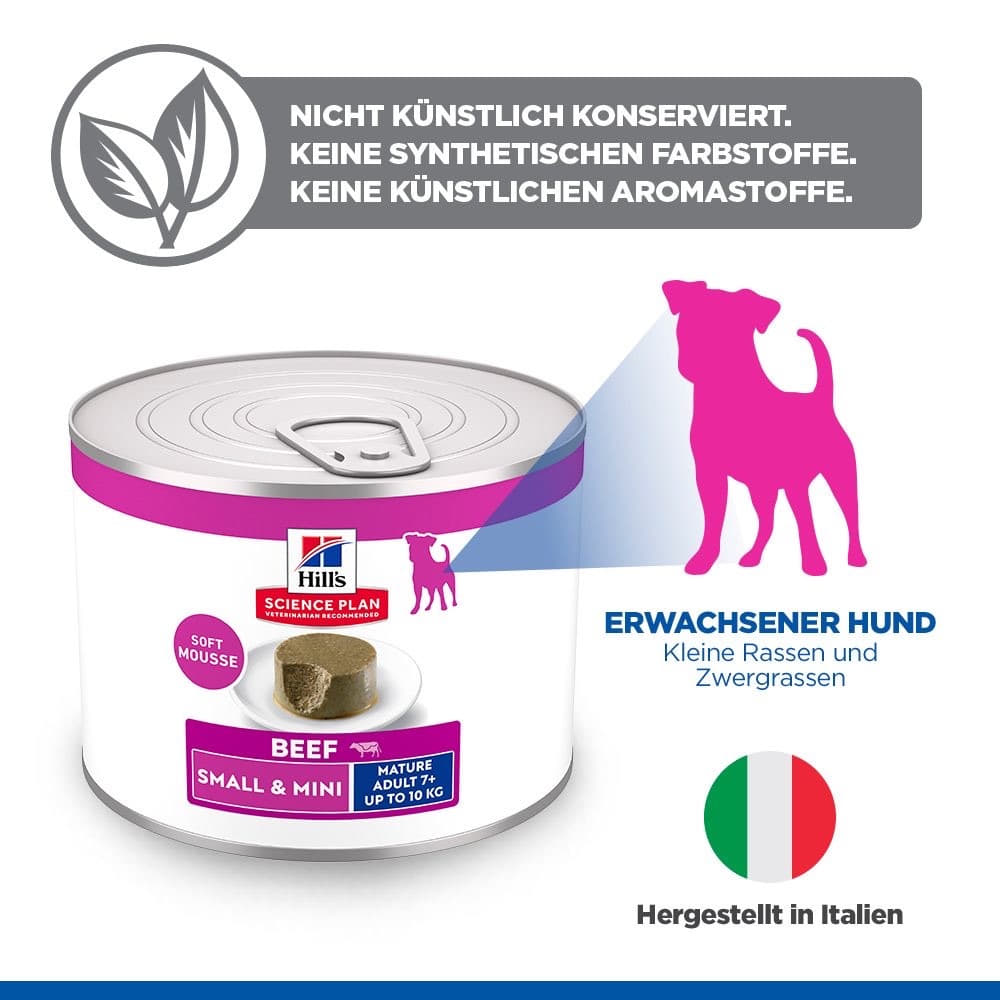 Canine Small & Mini Breed Mature Adult Beef - Dose