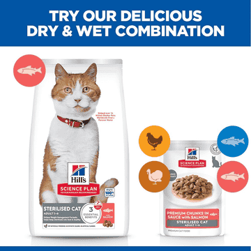 Feline Sterilised Cat Salmon - Fresh Pouches