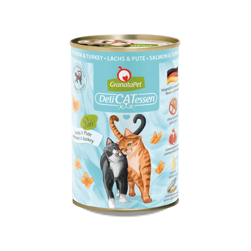 Chat - DeliCatessen Saumon & Dinde