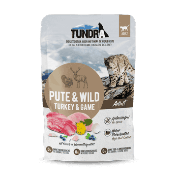 Cat Pouch Pute & Wild