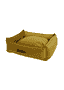 Hundebett Velours Ocker