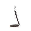 Leather drag leash, brown