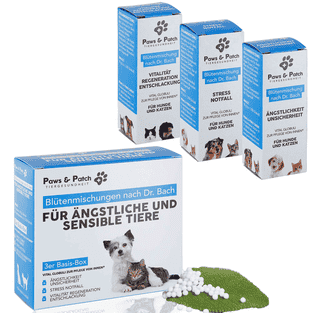 Blütenmischung 3er Set für ängstliche und sensible Tiere