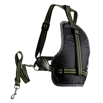 Cushioned safety harness