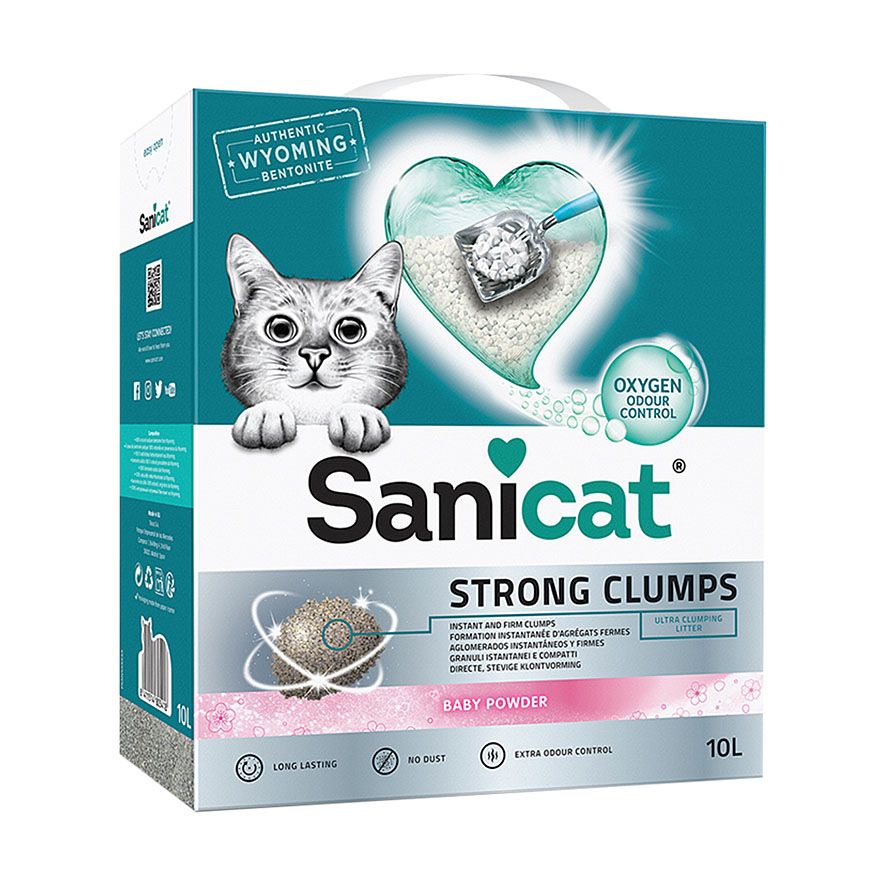 Katzenstreu Strong Clumps Baby Puder