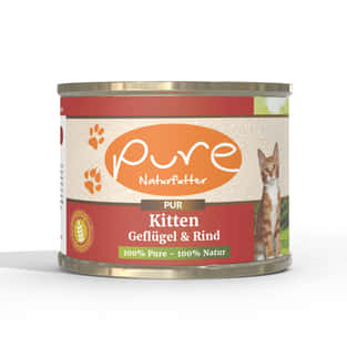 Katzenmenü Pur Kitten Geflügel & Rind