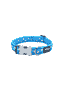 Collier Design White Stars on Turquoise