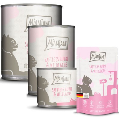 Saftiges Huhn und Wildlachs