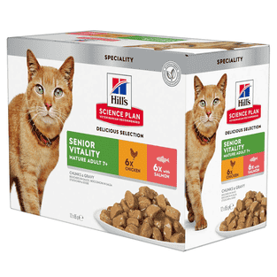 Feline Senior Vitality Delicious Selection - Sachet