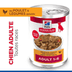 Canine Adult 1-6 Delicious Cuisine with chicken & added vegetables boîte