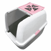 Litter box with hood