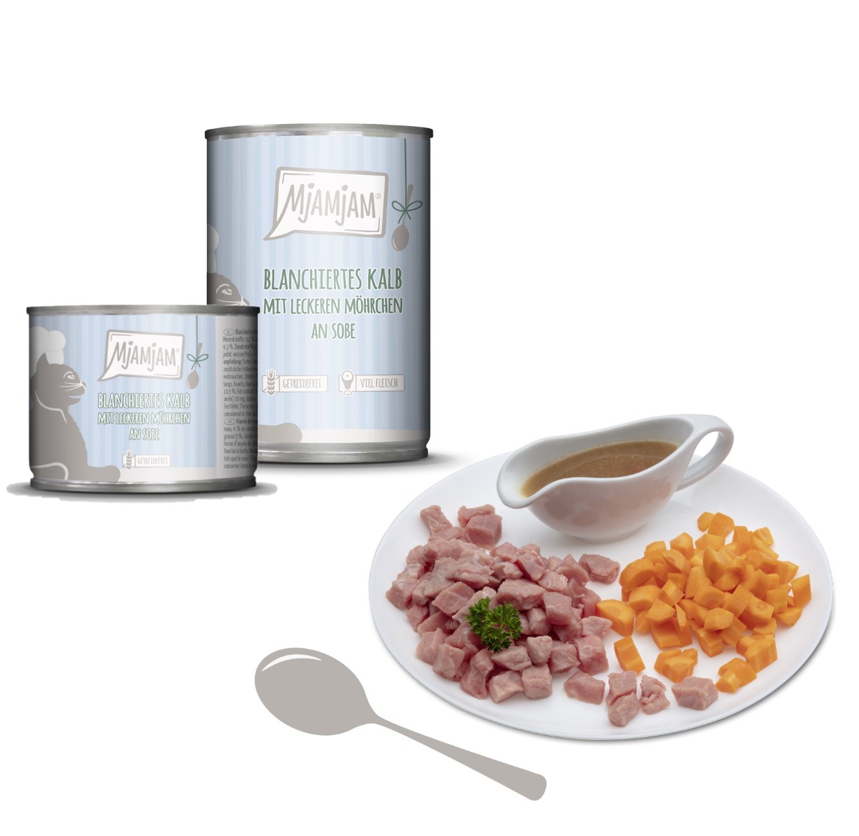 Blanchiertes Kalb mit leckerem Möhrchen (Veau blanchi & Carottes)