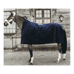 Square Heavy fleece blanket - navy
