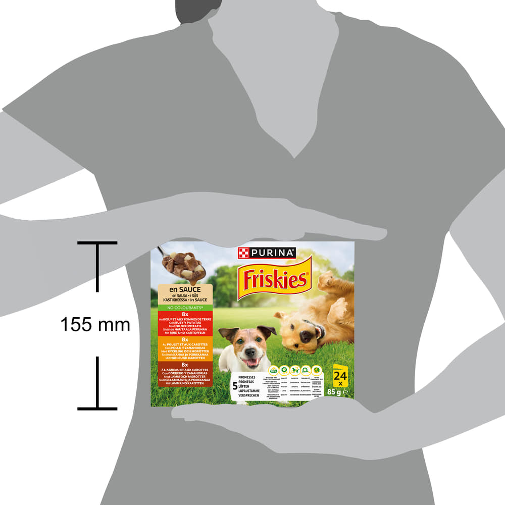 Dog Adult in Sauce, Rind, Huhn, Lamm und Gemüse