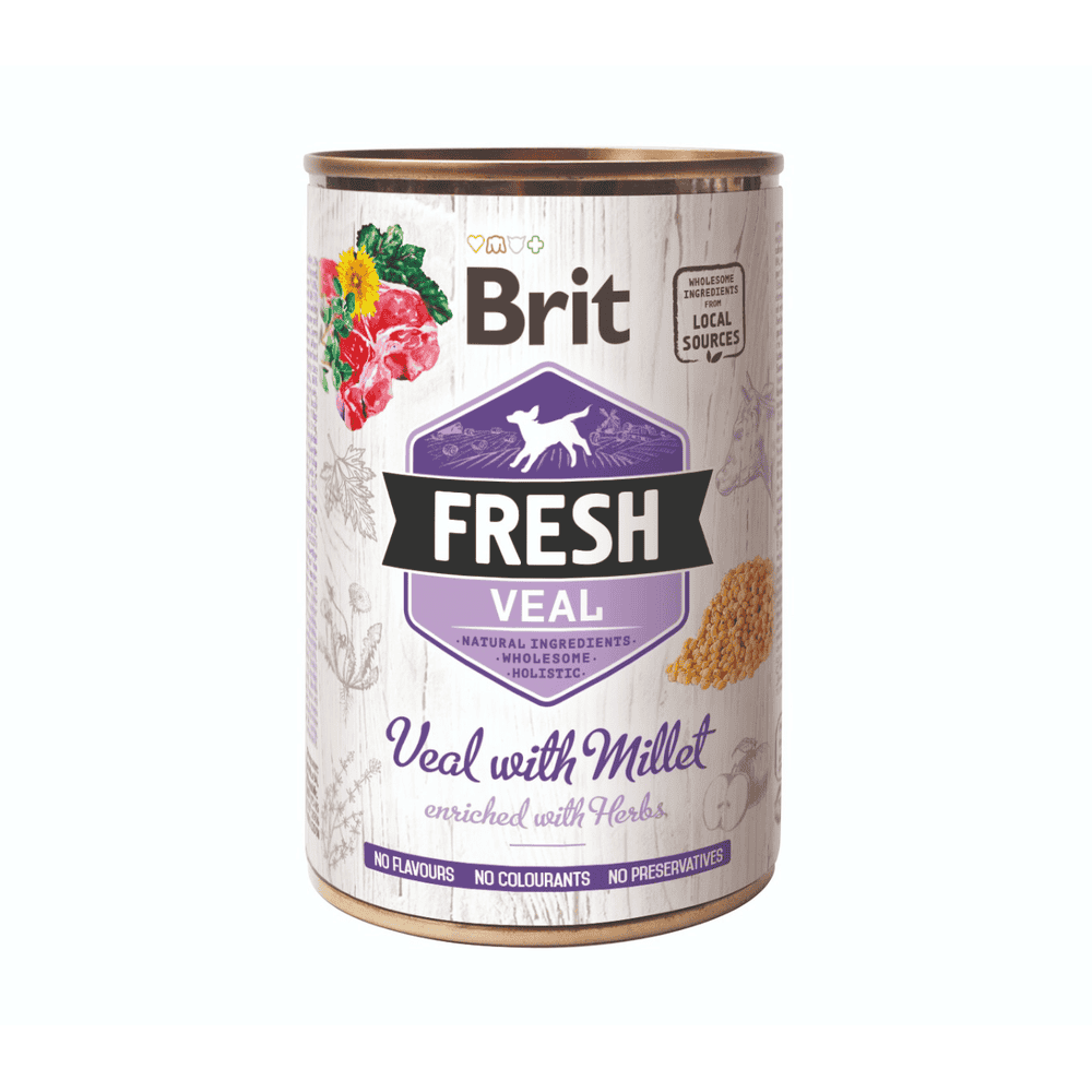 Fresh Dog - Veal with Millet
