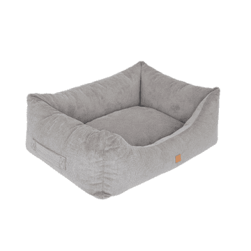 Hundebett Kingston Cord Double Face grau