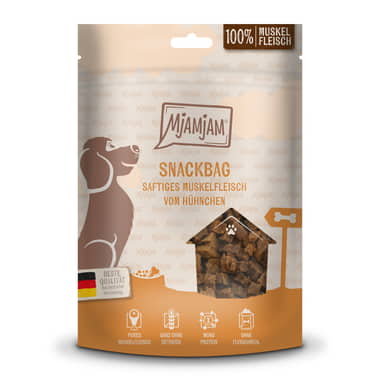 Dog Snackbag saftiges Muskelfleisch vom Hühnchen (Poulet)