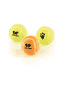 swisspet Balle de tennis en caoutchouc, 3pcs., S, d = 48mm