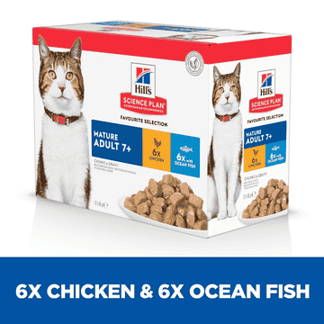 Feline Favourite Selection Mature Adult 7+ - Fresh pouches