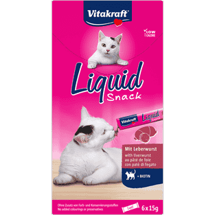 Cat Liquid Snack Leberwurst & Biotin