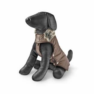 Manteau pour chiens Parka brun