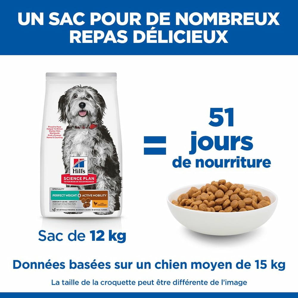 Canine Perfect Weight + Active Mobility Medium Breed