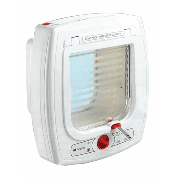 Ferplast Katzentüre Swing Microchip weiss