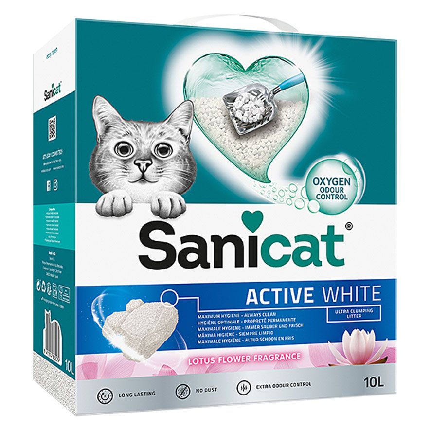 Katzenstreu Active White Lotus Flower