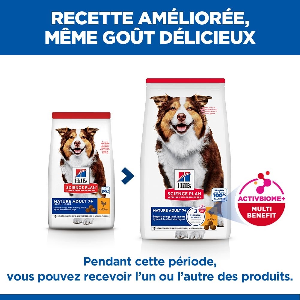 Canine Mature Adult 7+ Medium Breed Chicken