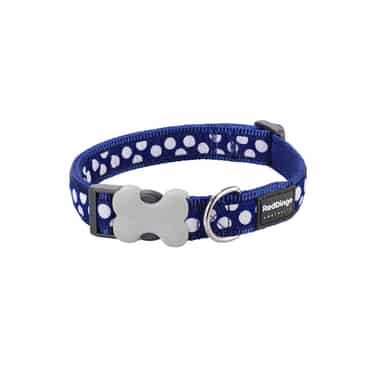 Collier Design White Spots on Navy