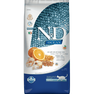 Feline Adult Kabeljau Dinkel Hafer Orange