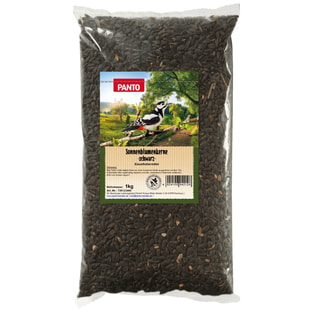 Sonnenblumenkerne mit Schale, schwarz