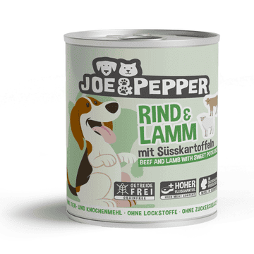 Dog Rind & Lamm mit Süsskartoffeln