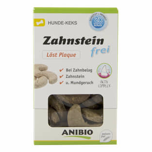 Zahnstein-frei Keks (Biscuits contre le tartre)