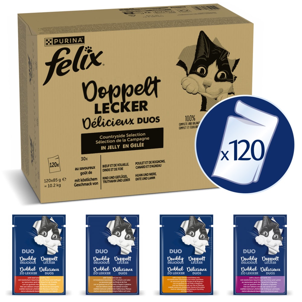 Sélection de la Campagne Délicieux Duos Mega-Jumbo Pack 120x85g