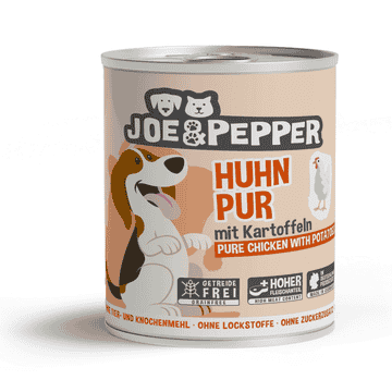Dog Huhn pur mit Kartoffeln