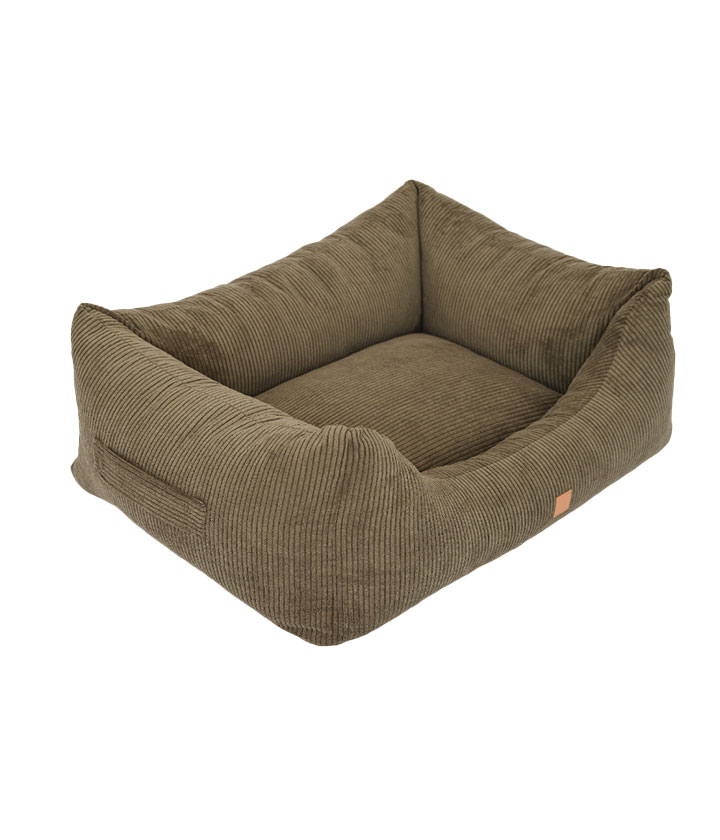 Lit pour chien Kingston Cord Double Face kaki