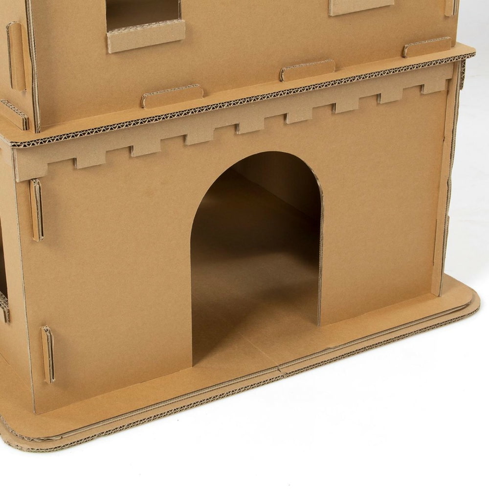 Katzenburg aus Pappe Sir Scratch-A-Lot