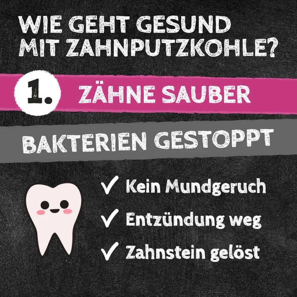 Zahnputzkohle Katze