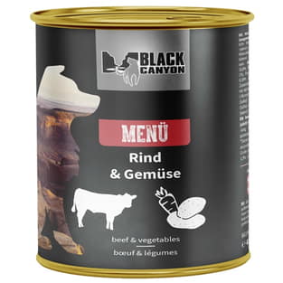 Dog Menü mit Rind & Gemüse