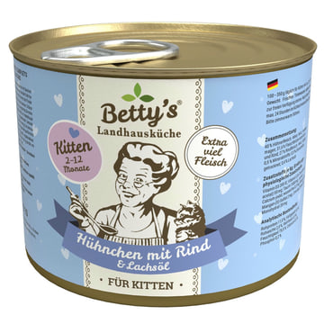 Huhn & Rind mit Lachsöl