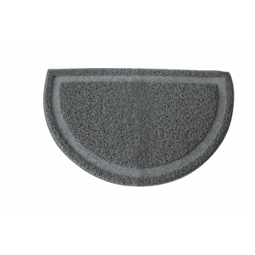 Tapis de toilette pour chats en demi-lune