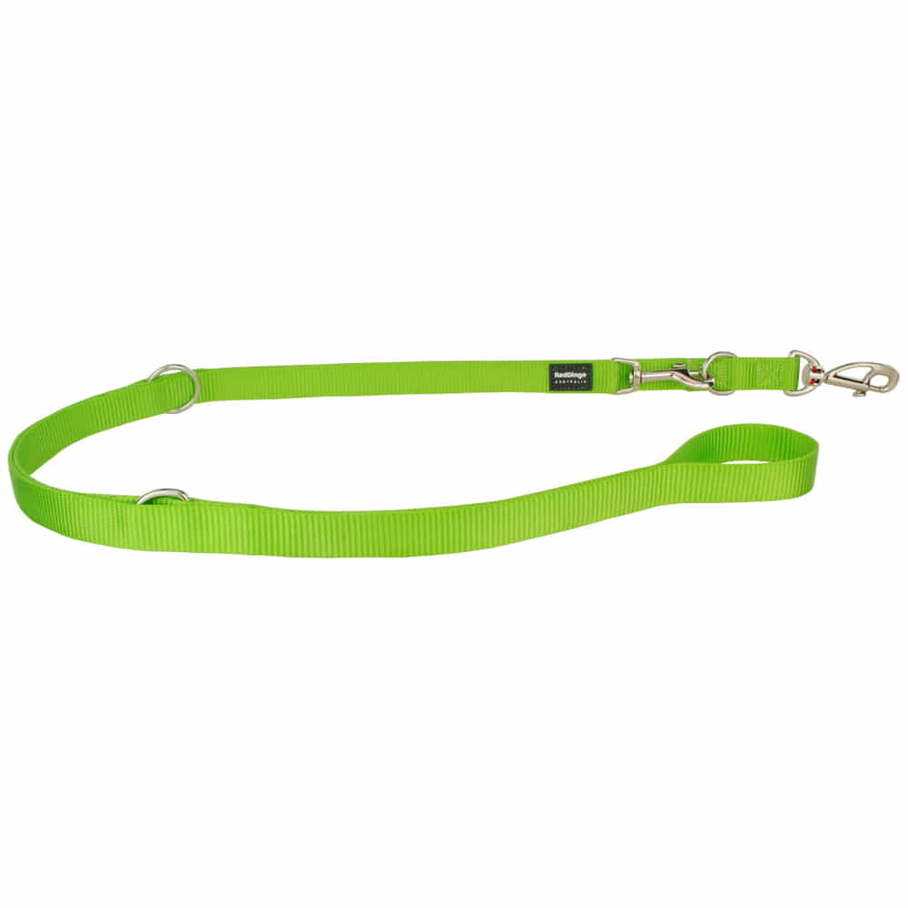 Leashes Plain Classic Lime Green
