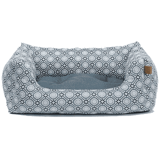 Hundebett Geometric, türkis