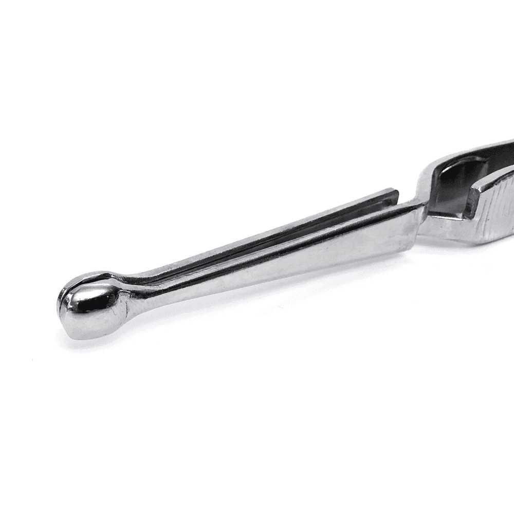 Metal tick tweezers
