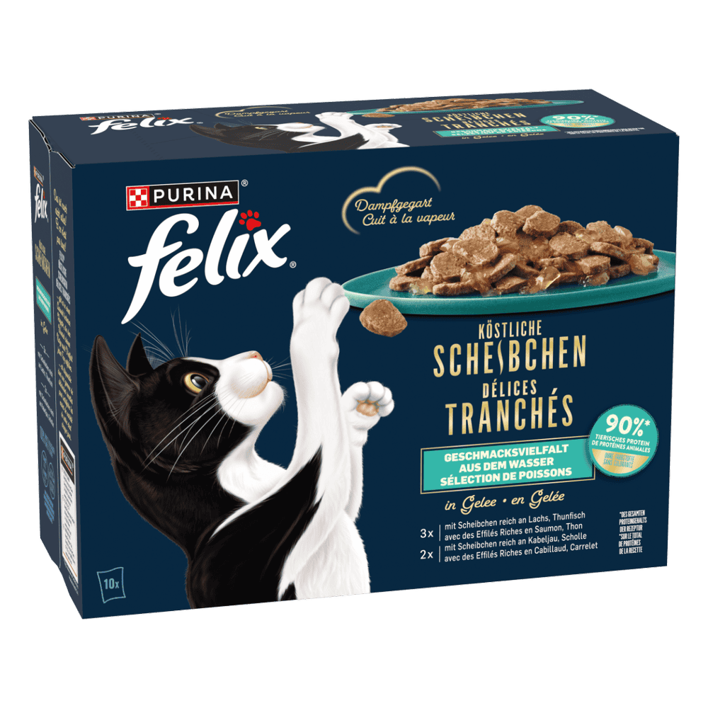 Köstliche Scheibchen Geschmacksvielfalt aus dem Wasser