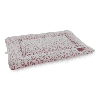Hundekissen Flannel rosa/weiss