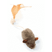 Fur mouse with feather